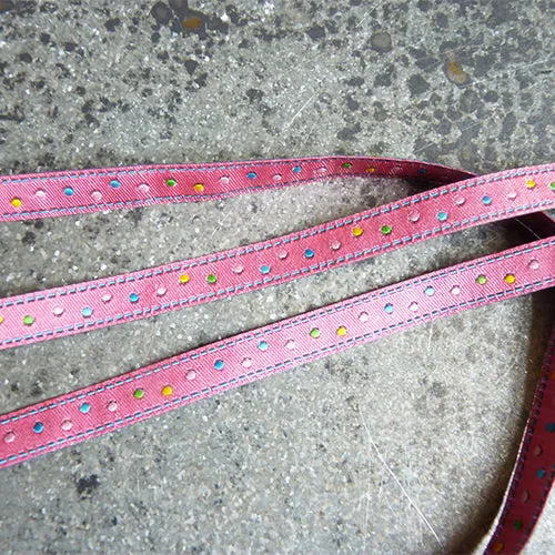 Odile Bailloeul Ribbon : French Knots - Pink