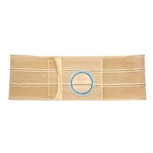 Original Flat Panel Beige Support Belt, Prolapse Strap 2-7/8" Opening 1" From Bottom 6" Wide 36" - 40" Waist, Left, Large