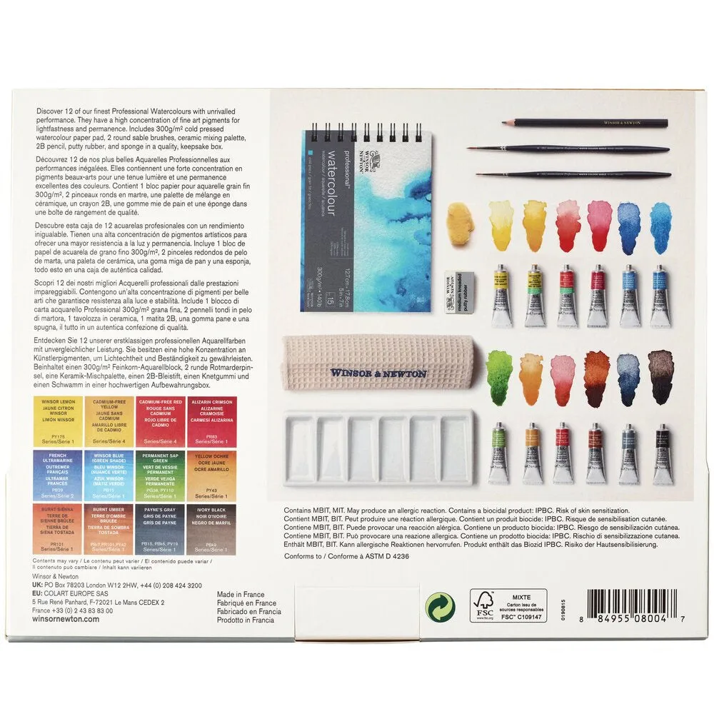 Professional Watercolour Travel Case