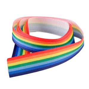 Rainbow Grosgrain Ribbon