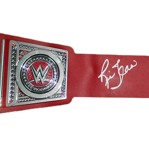 Ric Flair Autographed Championship Replica Pro Wrestling Belt (JSA) Red