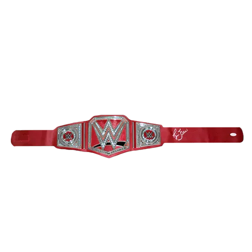 Ric Flair Autographed Championship Replica Pro Wrestling Belt (JSA) Red