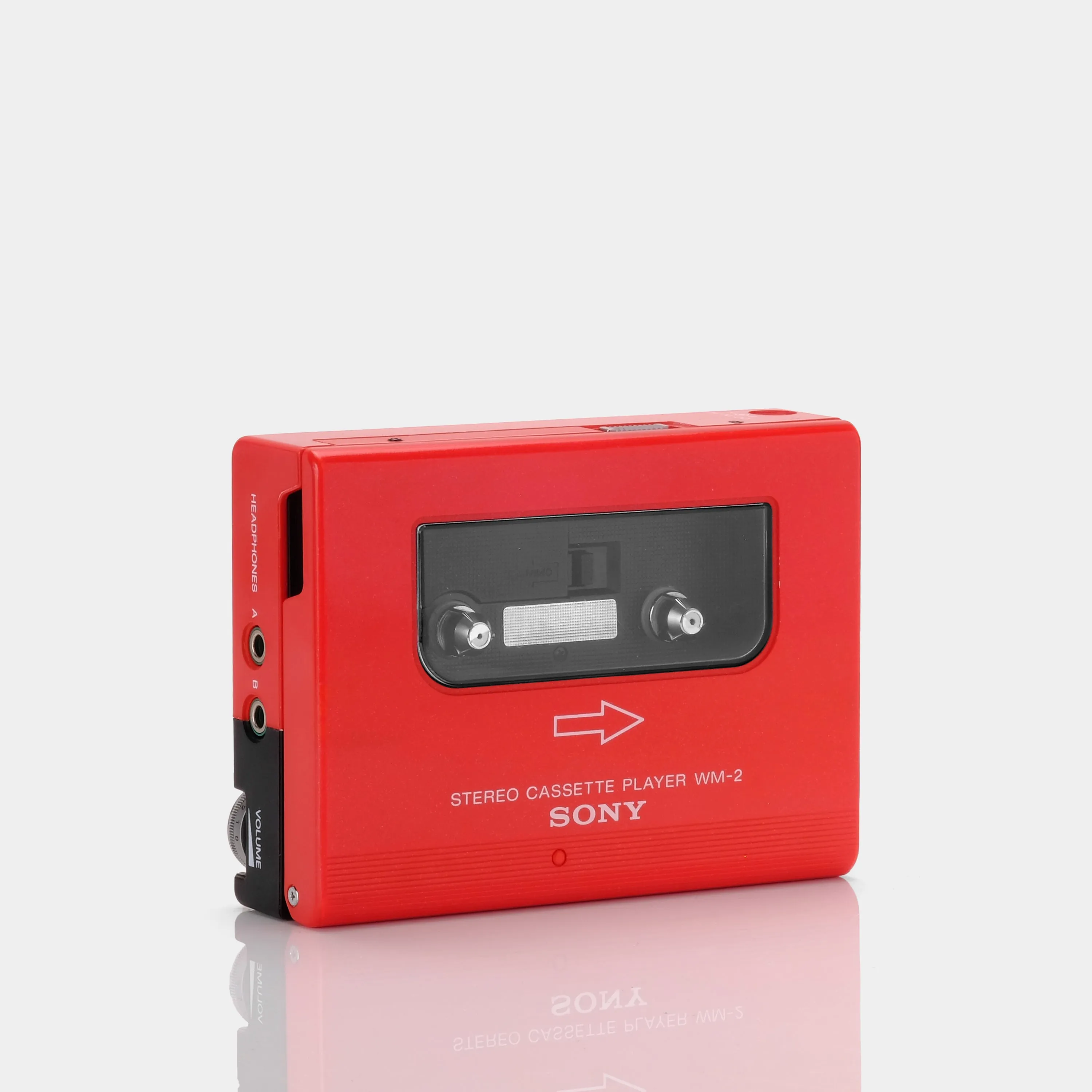 Sony Walkman II Red WM-2 Portable Cassette Player