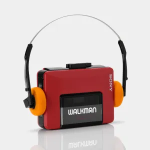 Sony Walkman WM-2011 Red Portable Cassette Player