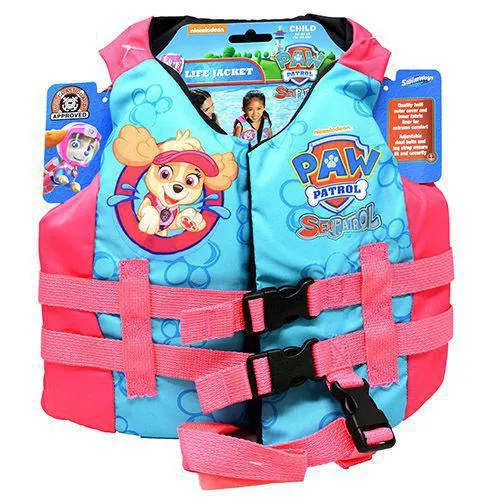 Spin Master, SwimWays Paw Patrol PFD Life Vest Jacket: Chase, Skye (Fits 30-50 lb)