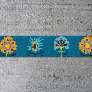 Sue Spargo Ribbon : Imperial Blooms - Teal