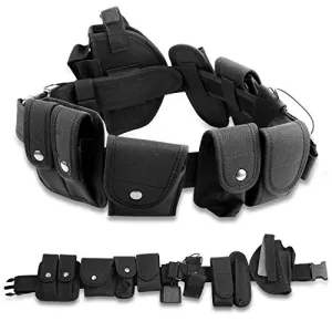 Tactical Security Belt Law Enforcement Modular Equipment System 10 pcs Military Utility Belt Kit with Quick Release Buckle