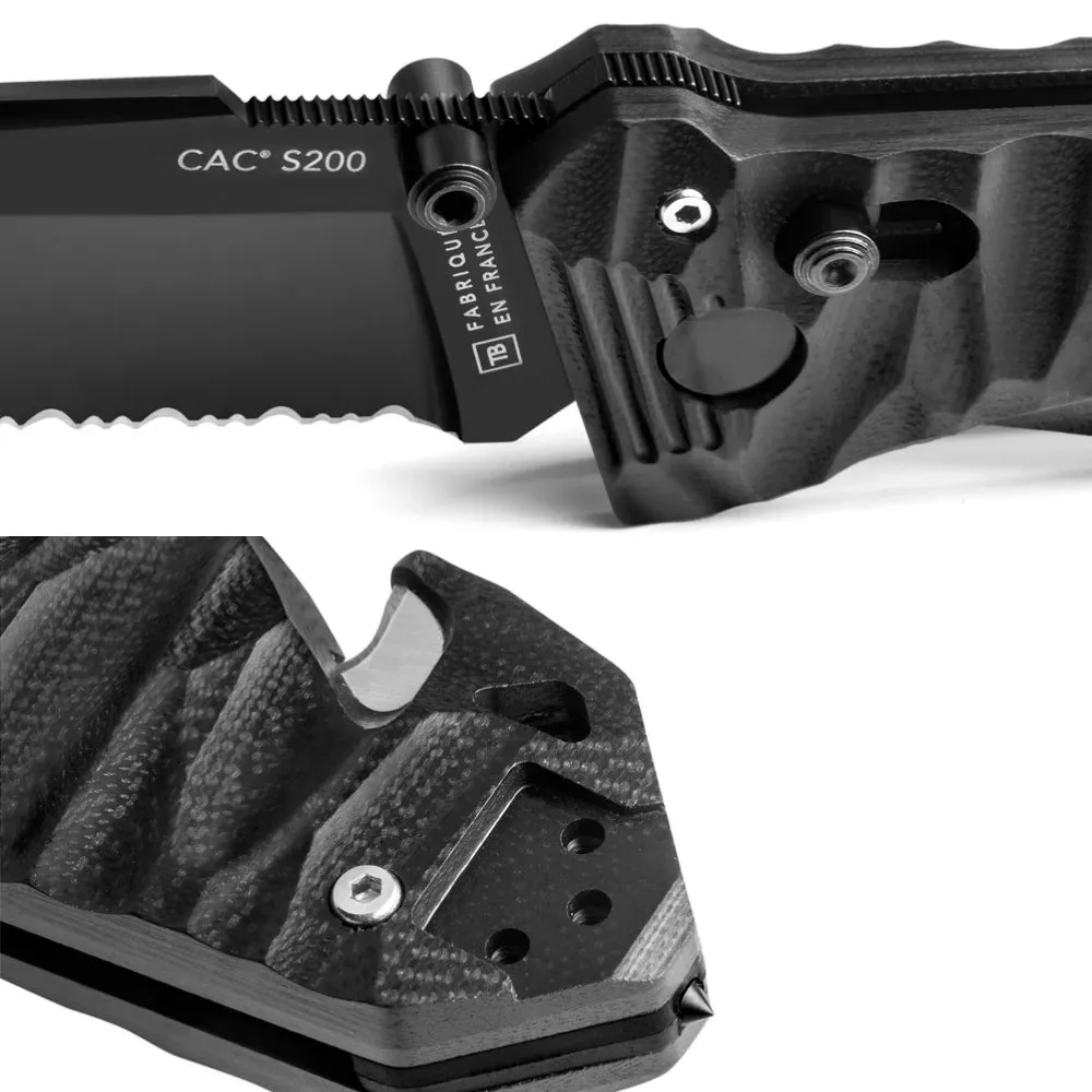 TB Outdoor G10 - CAC S200 Serrated Nitrox® Blade