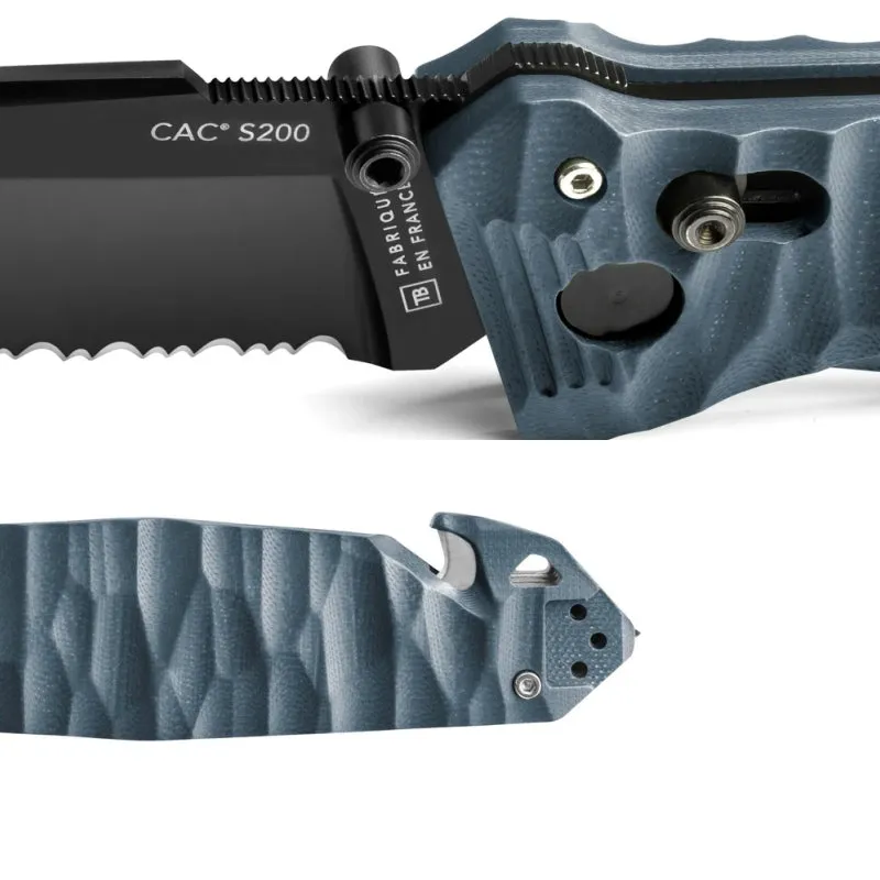 TB Outdoor G10 - CAC S200 Serrated Nitrox® Blade