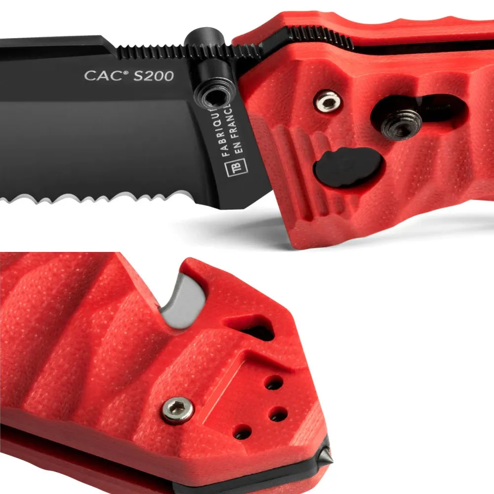 TB Outdoor G10 - CAC S200 Serrated Nitrox® Blade