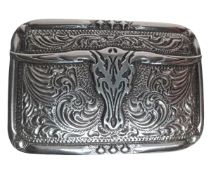 The "Bakewell Longhorn" Western Buckle