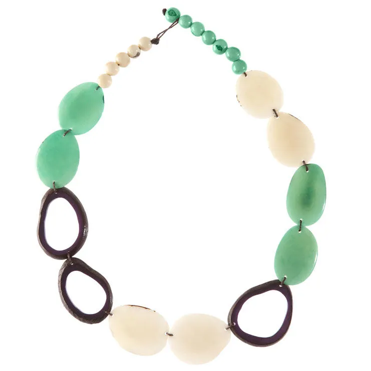 Ventana Tagua Necklace in Seafoam Faire Collection